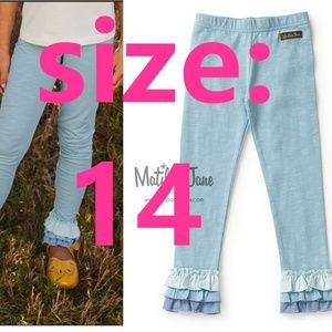 NEW Matilda Jane  Just A Believer Legging size 14